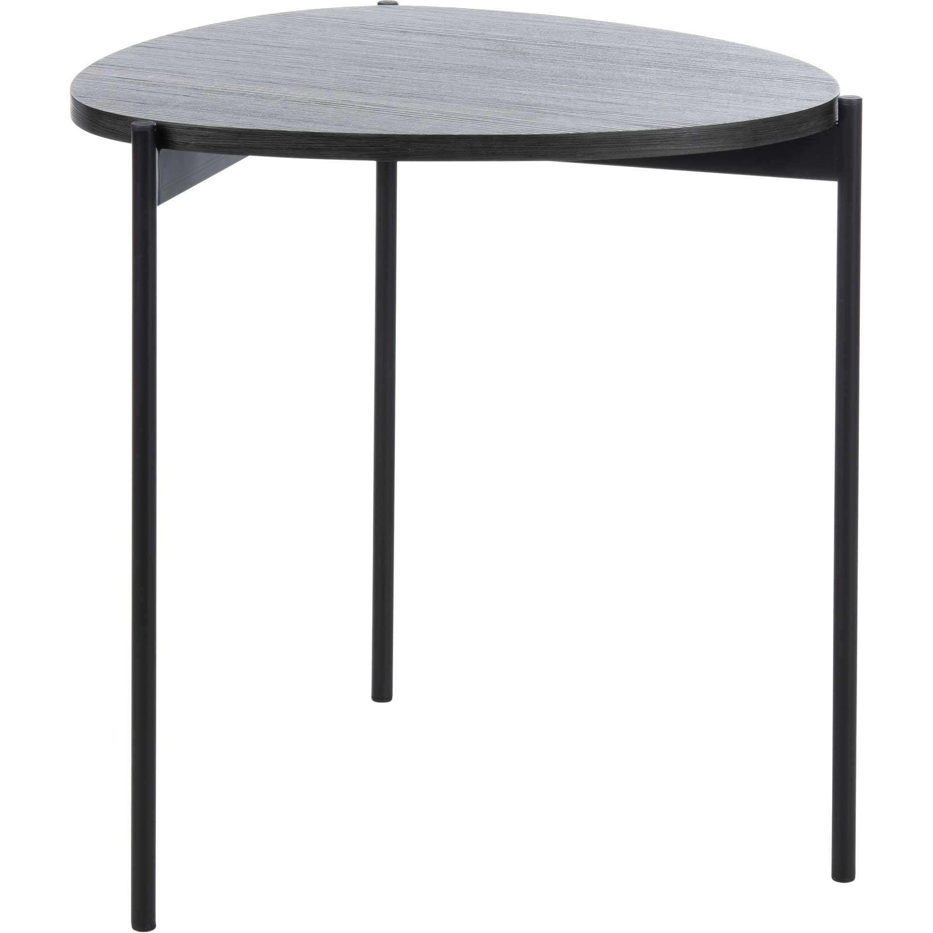 Svaha Side Table Dark Gray Oak/Black
