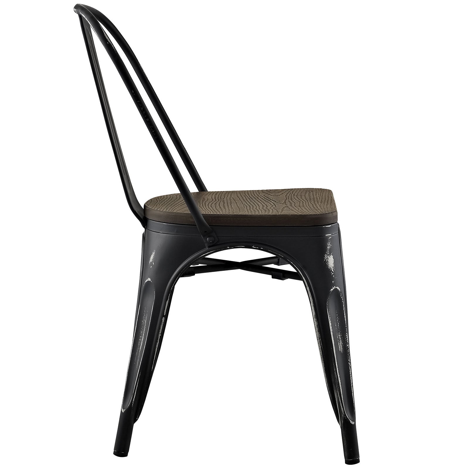 Panora Bamboo Side Chair Black