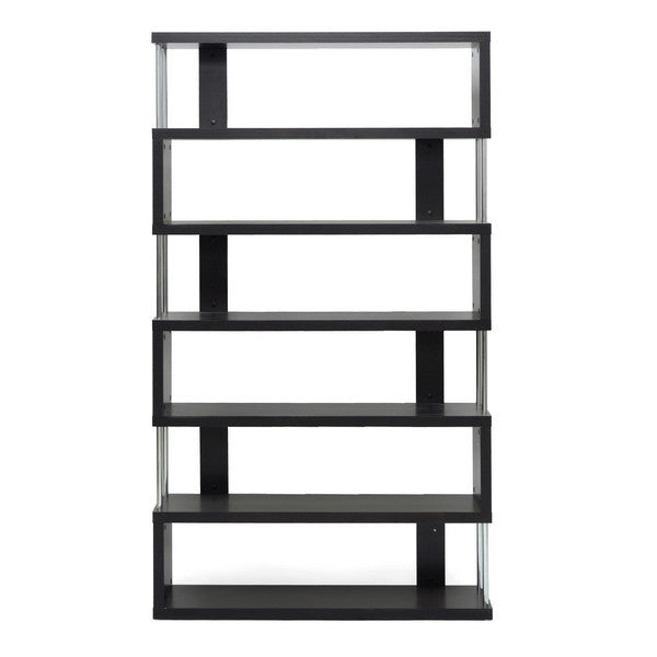 Zhao Bookcase Wenge 6 Tier