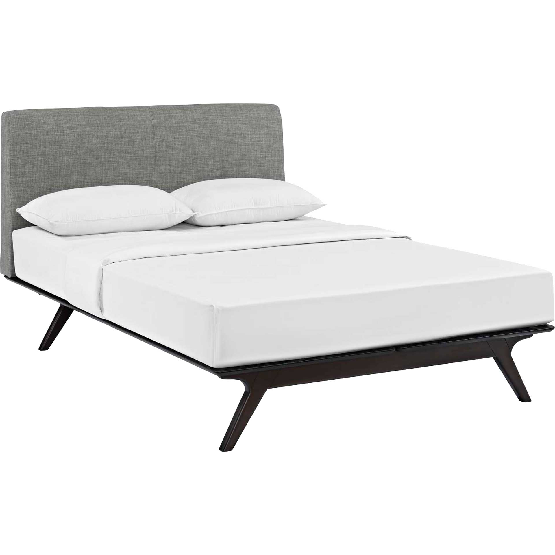 Thames Wood Bed Cappuccino/Gray
