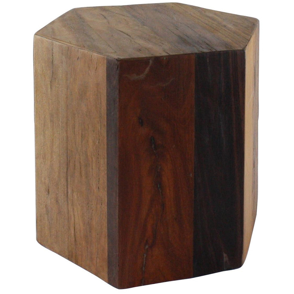 Hexagonal Wood Block Medium