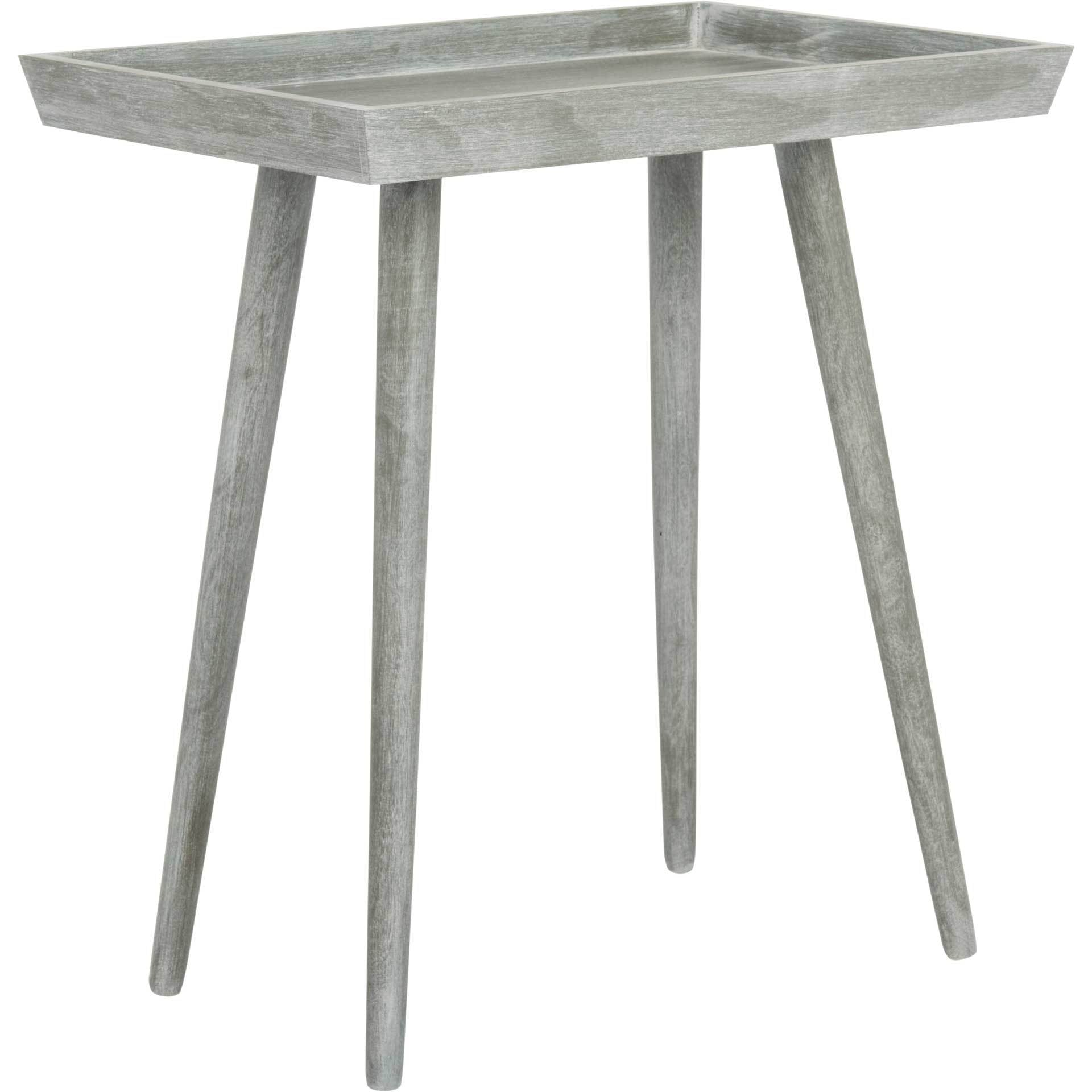 Norah Tray Accent Table Slate Gray