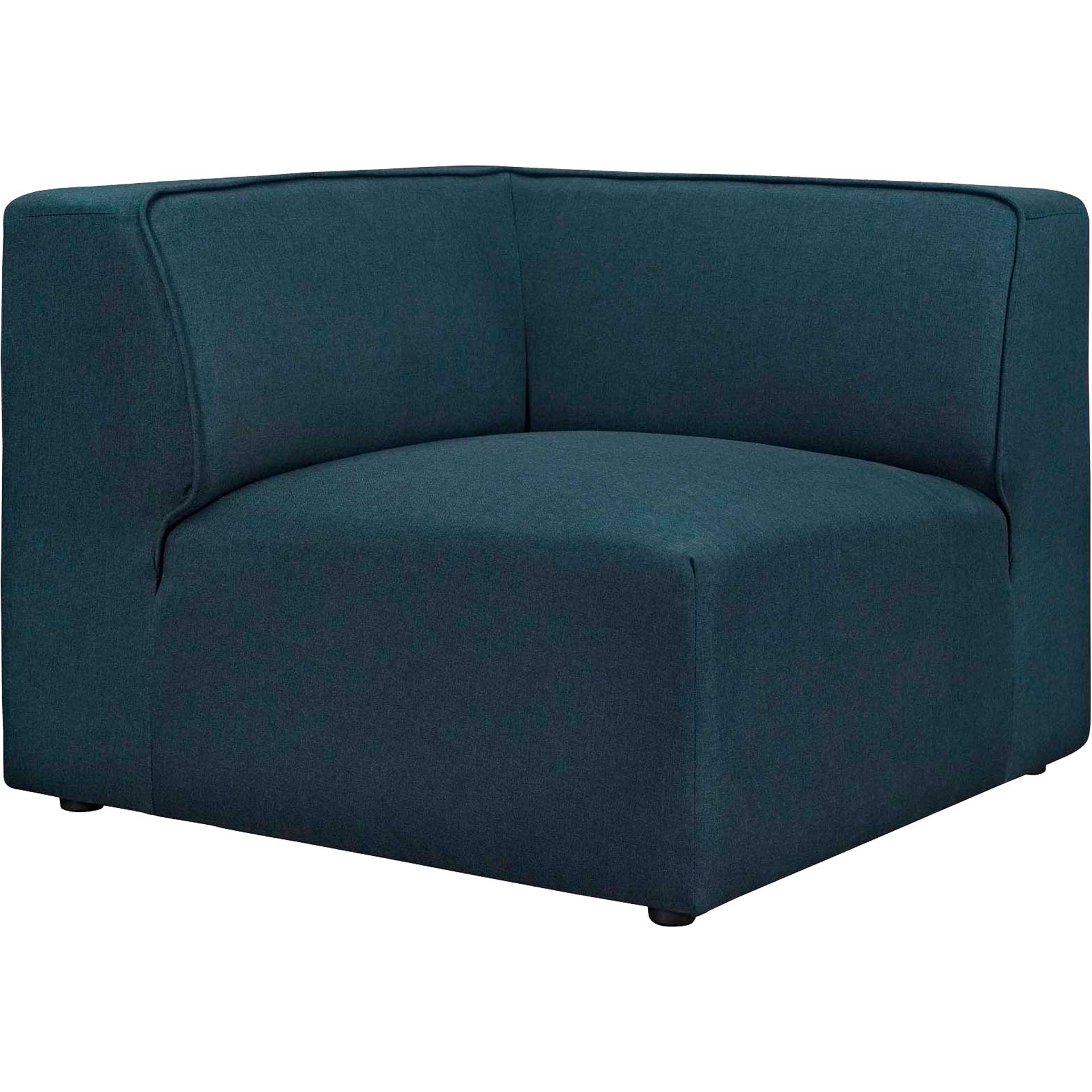 Maisie 5 Piece L-Shaped Armless Sectional Sofa Blue
