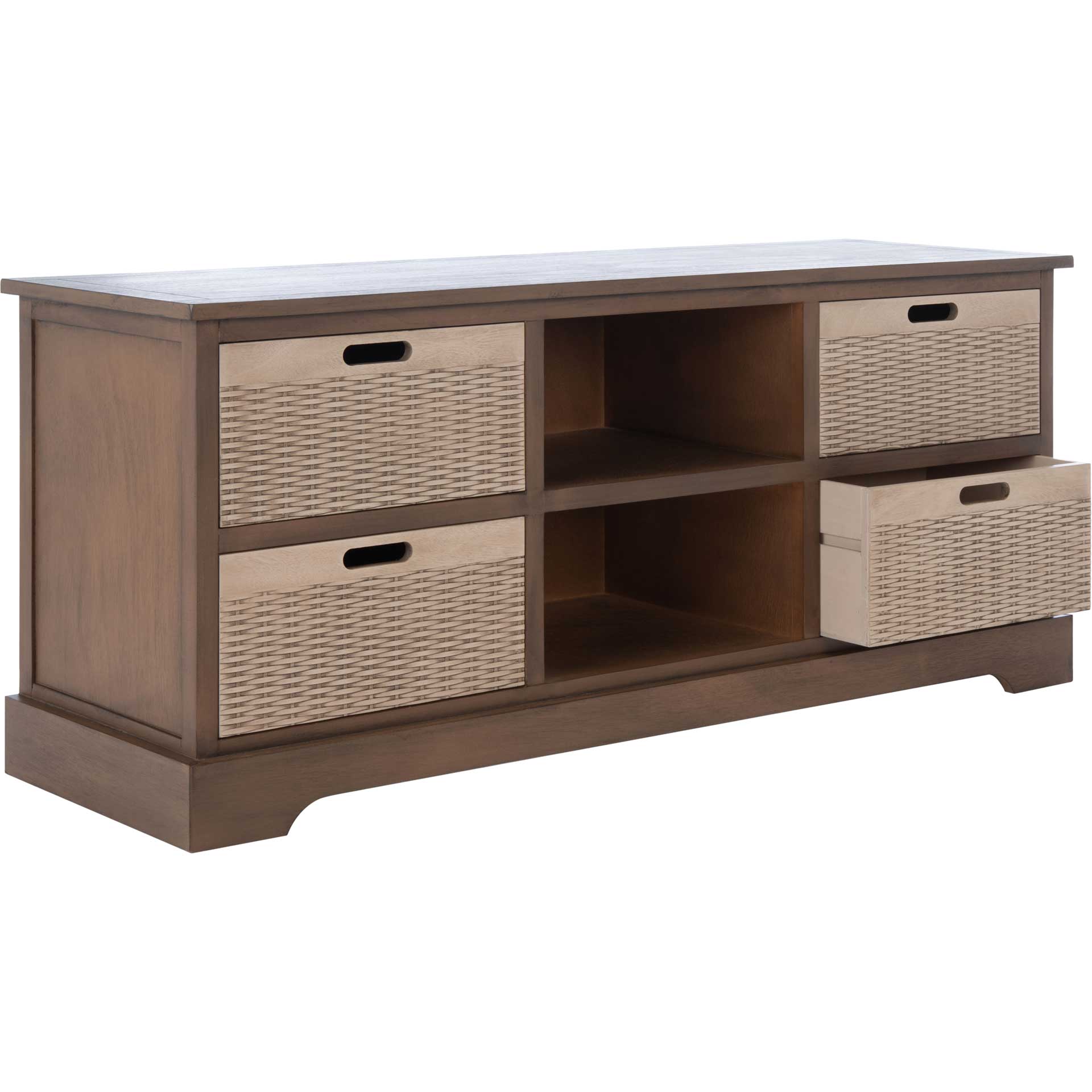 Lali 4 Drawer Media Stand Brown