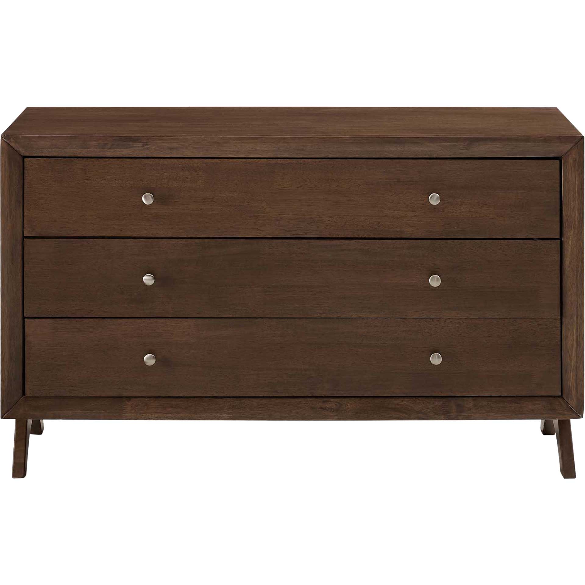 Parker Three-Drawer Dresser Walnut